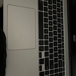 Acer Silver and Black Laptop with Sleek Design and Premium Build